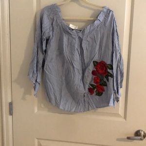 Boutique off the shoulder top